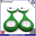 Yxl-948 Hot Sale Cute Silicone Nurse Brooch Watch, Jelly Quartz Watch Nurses Brooch Fob Watches Medical Nurse Watch